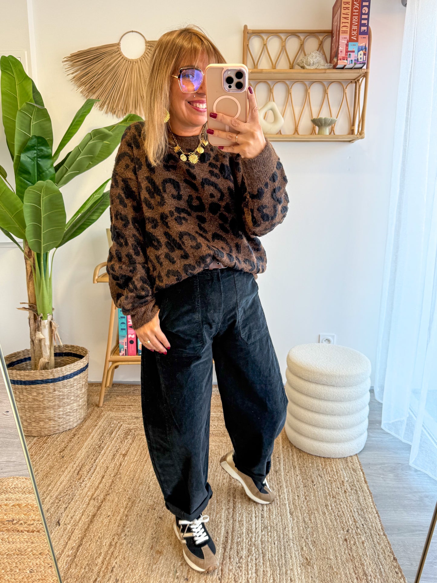Pantalon ROMA VELOURS noir