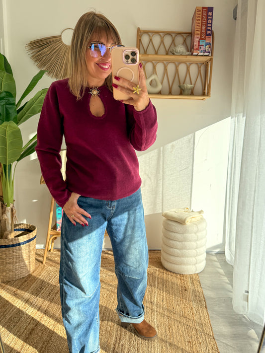 Pull LUZIA Bordeaux
