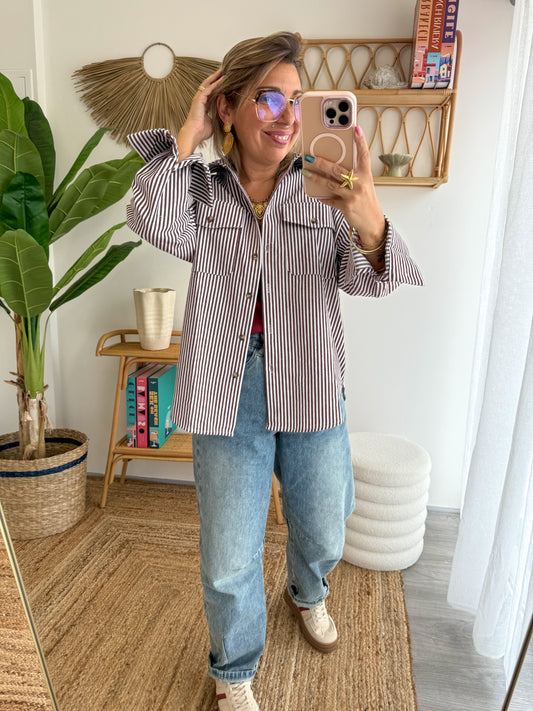 Veste / Chemise ADELE Café