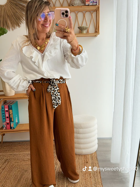 Pantalon AMA camel