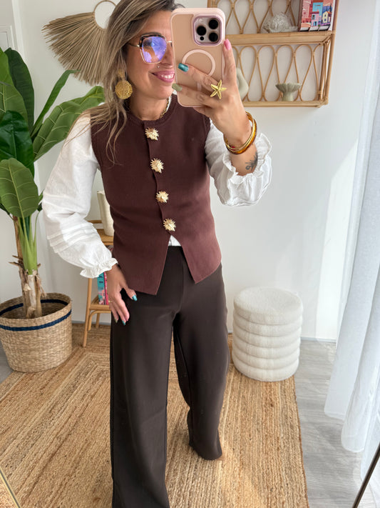 Pantalon MYRACLE choco