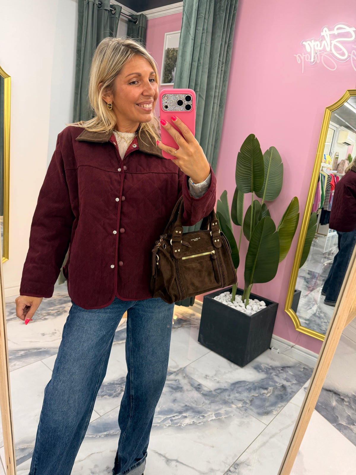 Veste DAPHNE Bordeaux