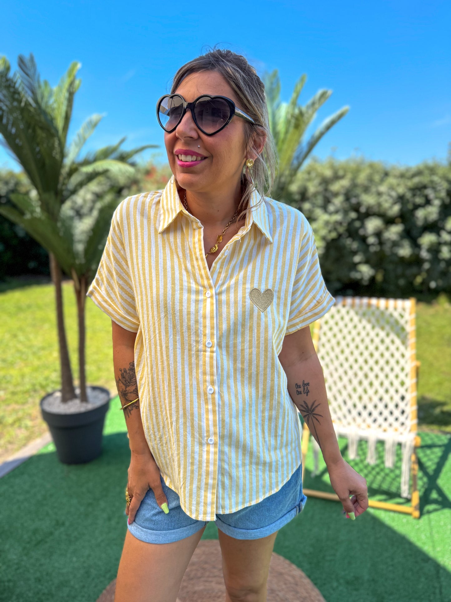 Chemise CAP FERRET jaune