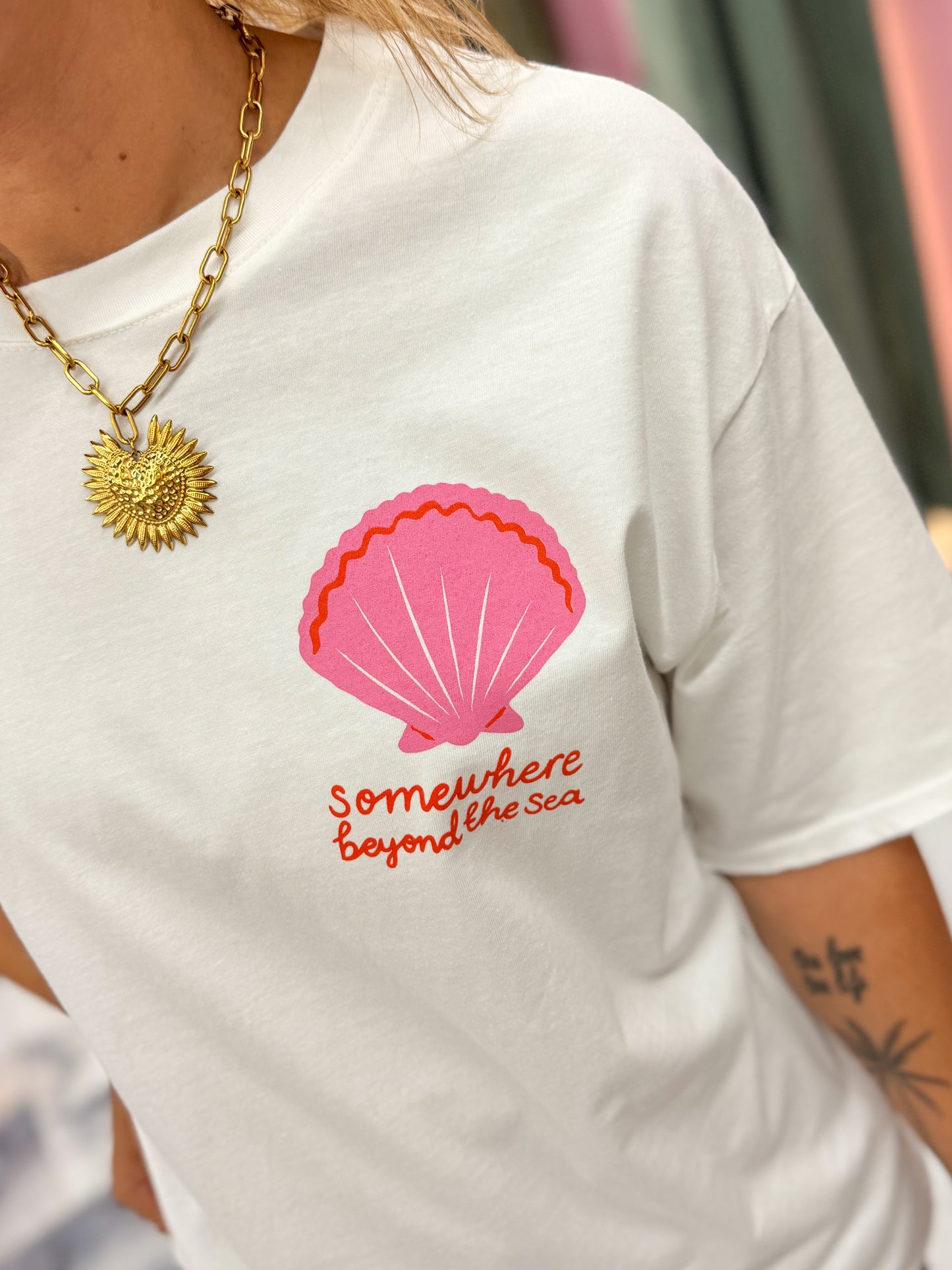 T-shirt COQUILLAGE blanc