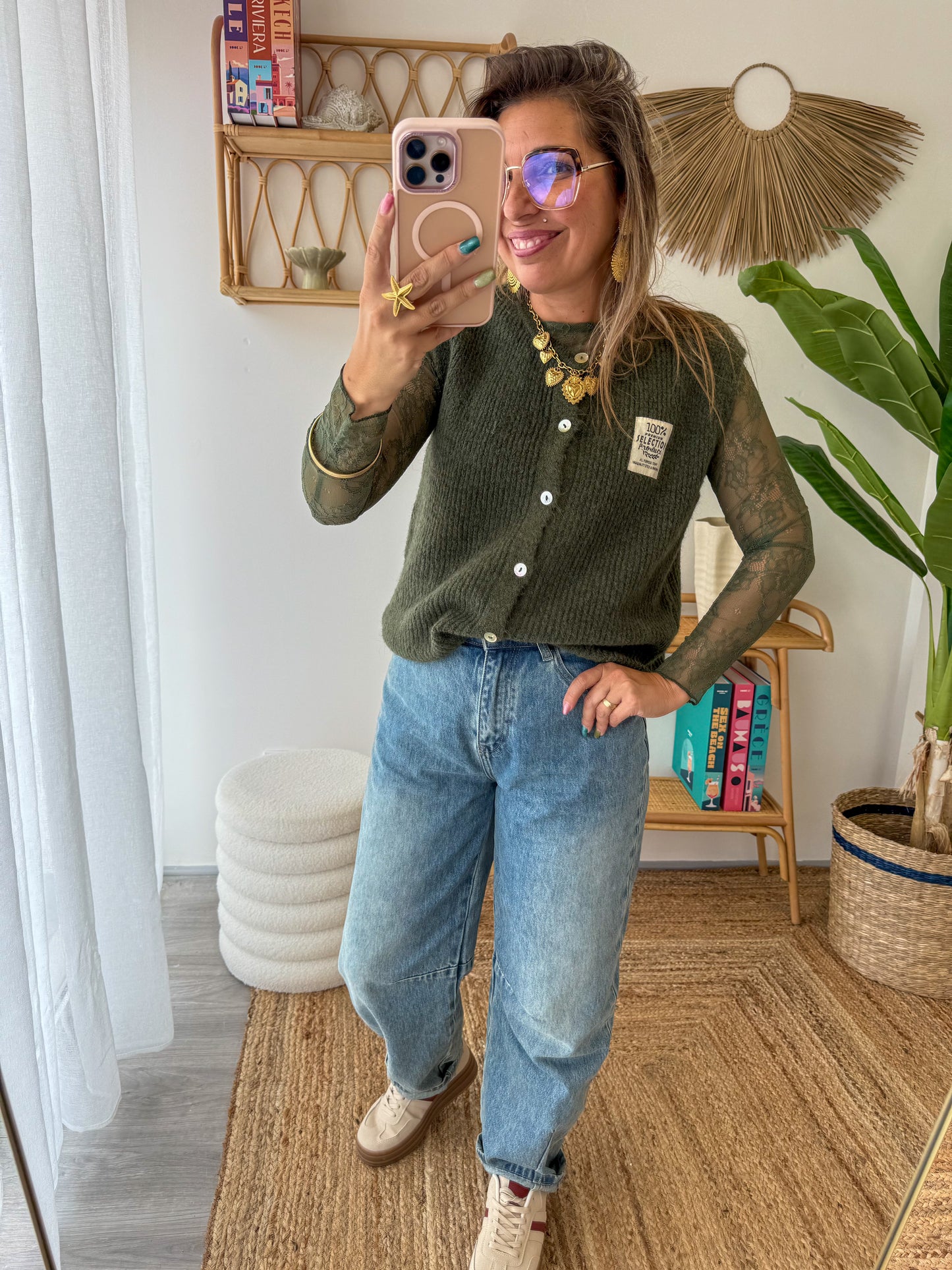 Gilet EMILiE kaki