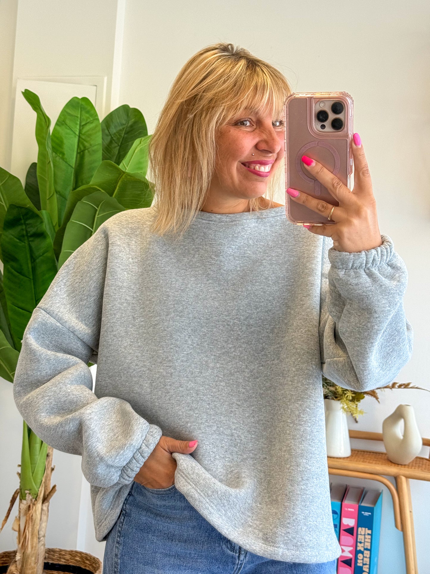 Sweat SELF LOVE gris