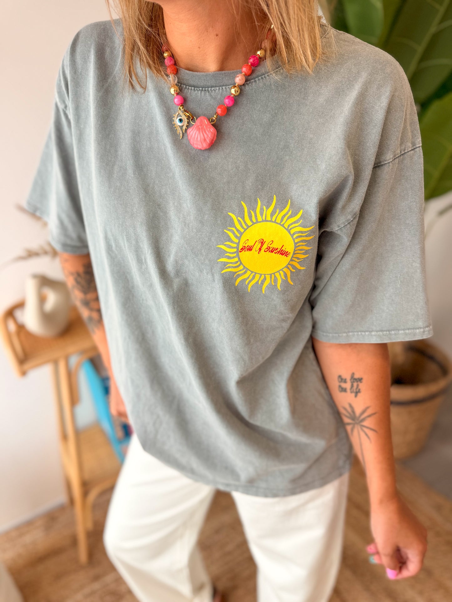 T-shirt WEST COAST gris