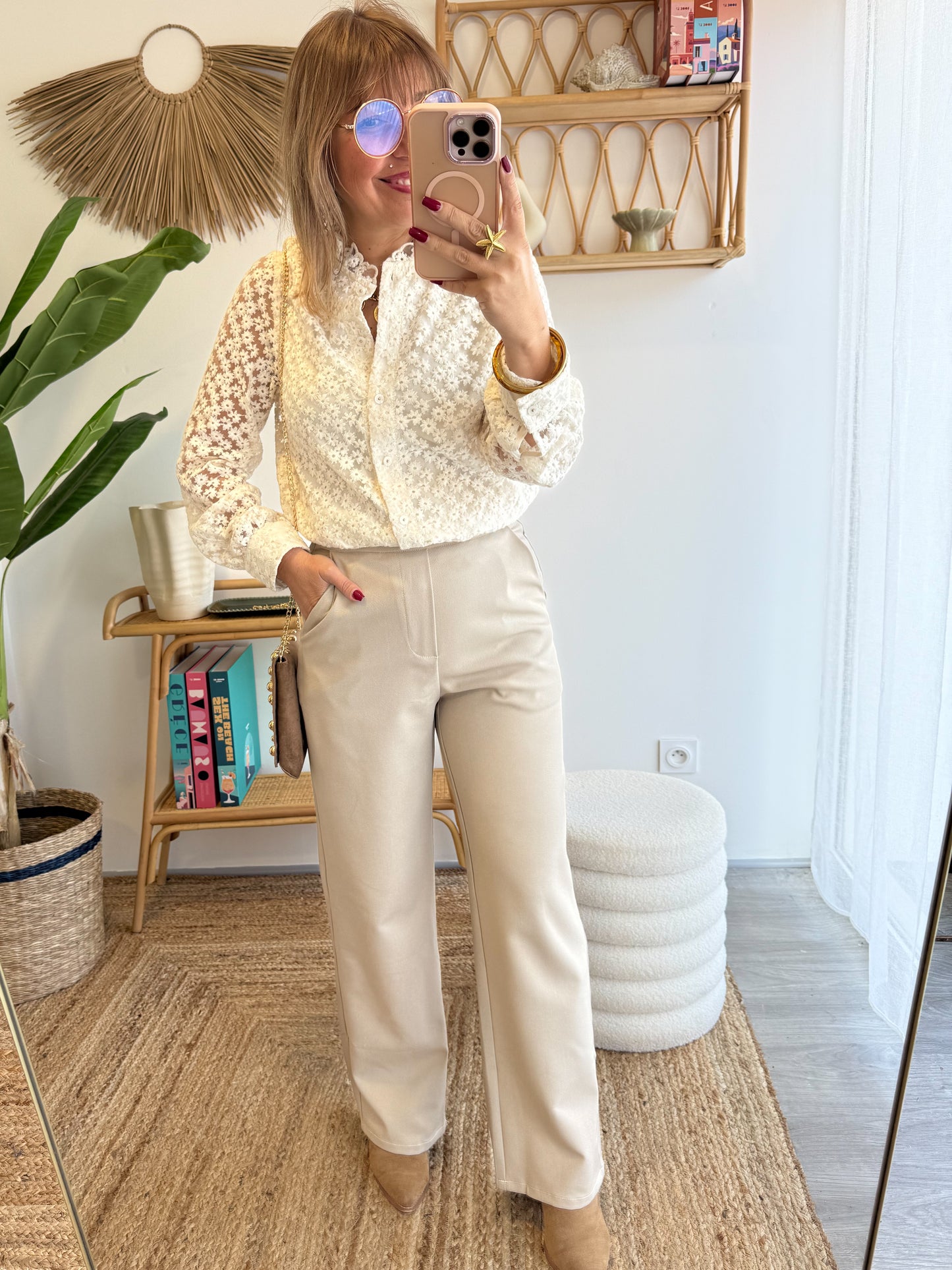 Pantalon INAYA Beige
