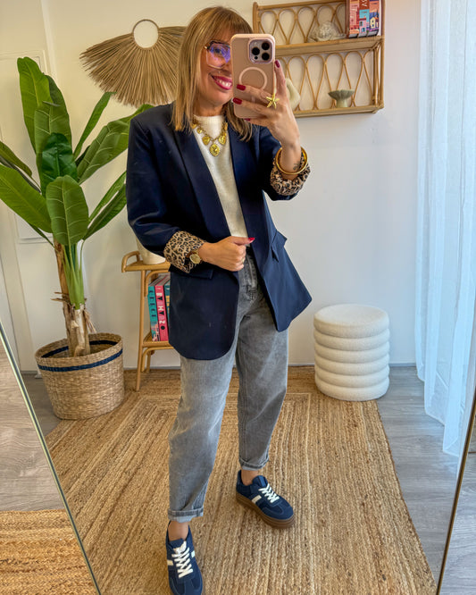 Blazer MILAN bleu marine