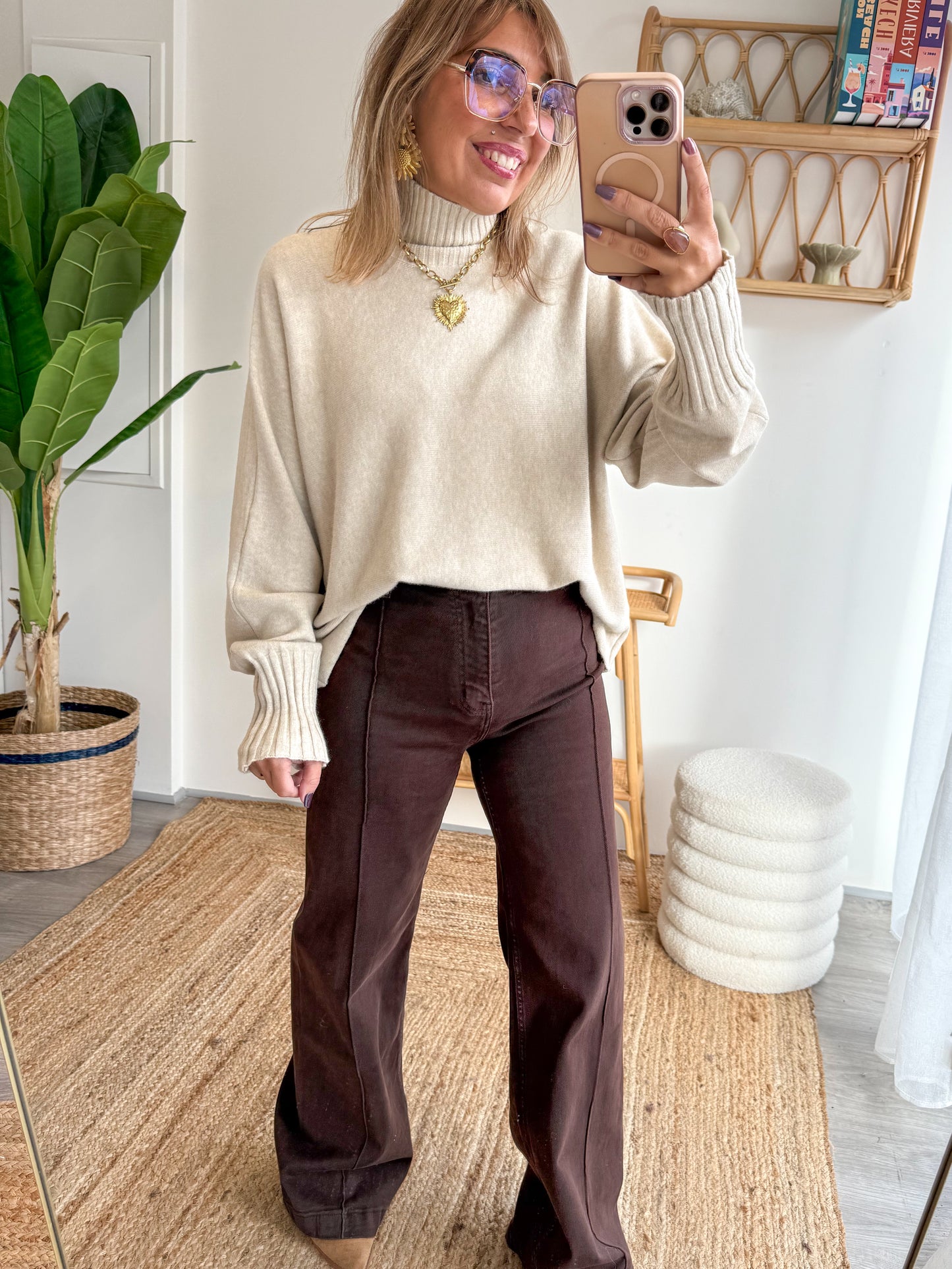 Pull AMÉLIA beige