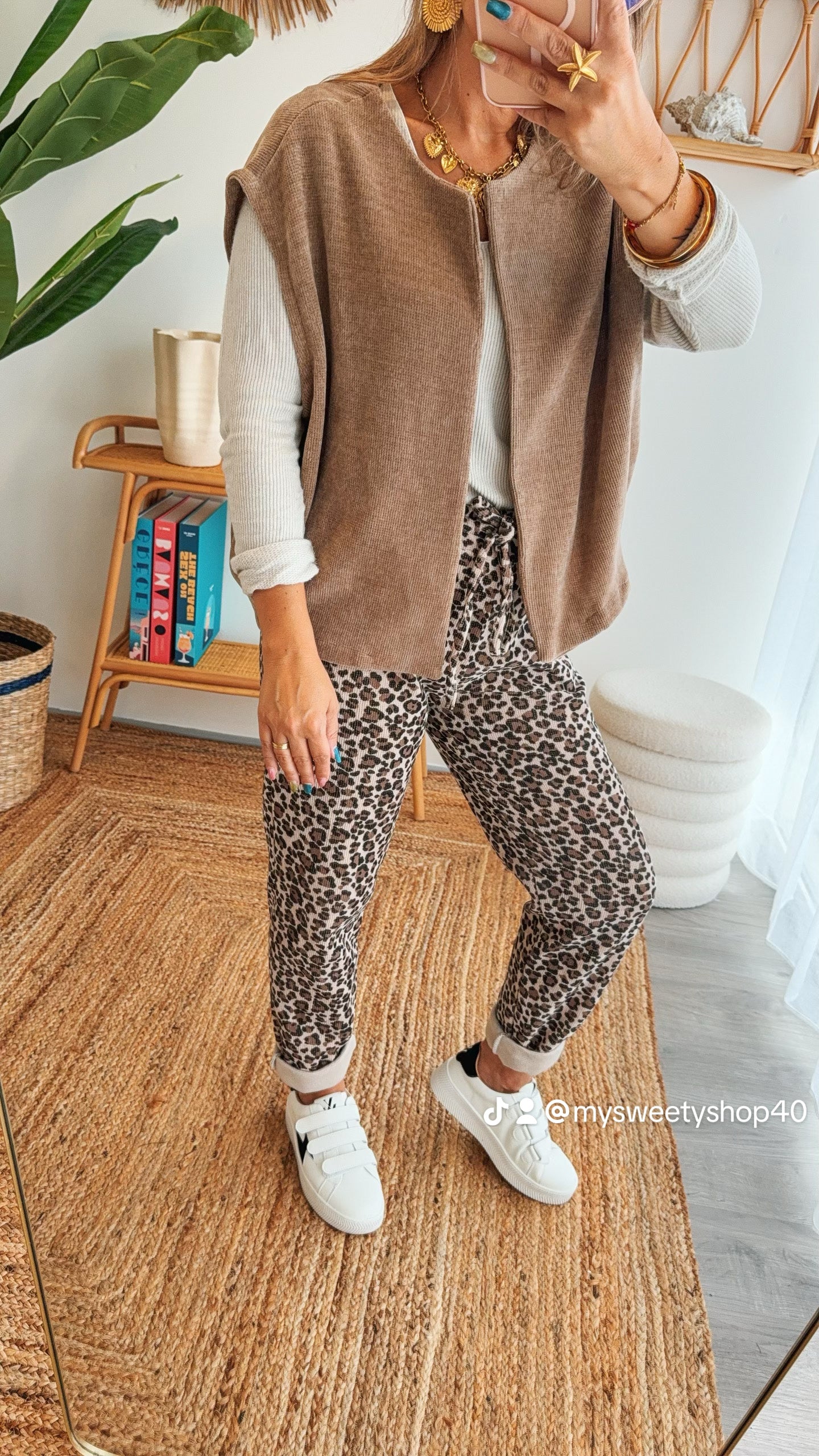 Gilet KAIA camel