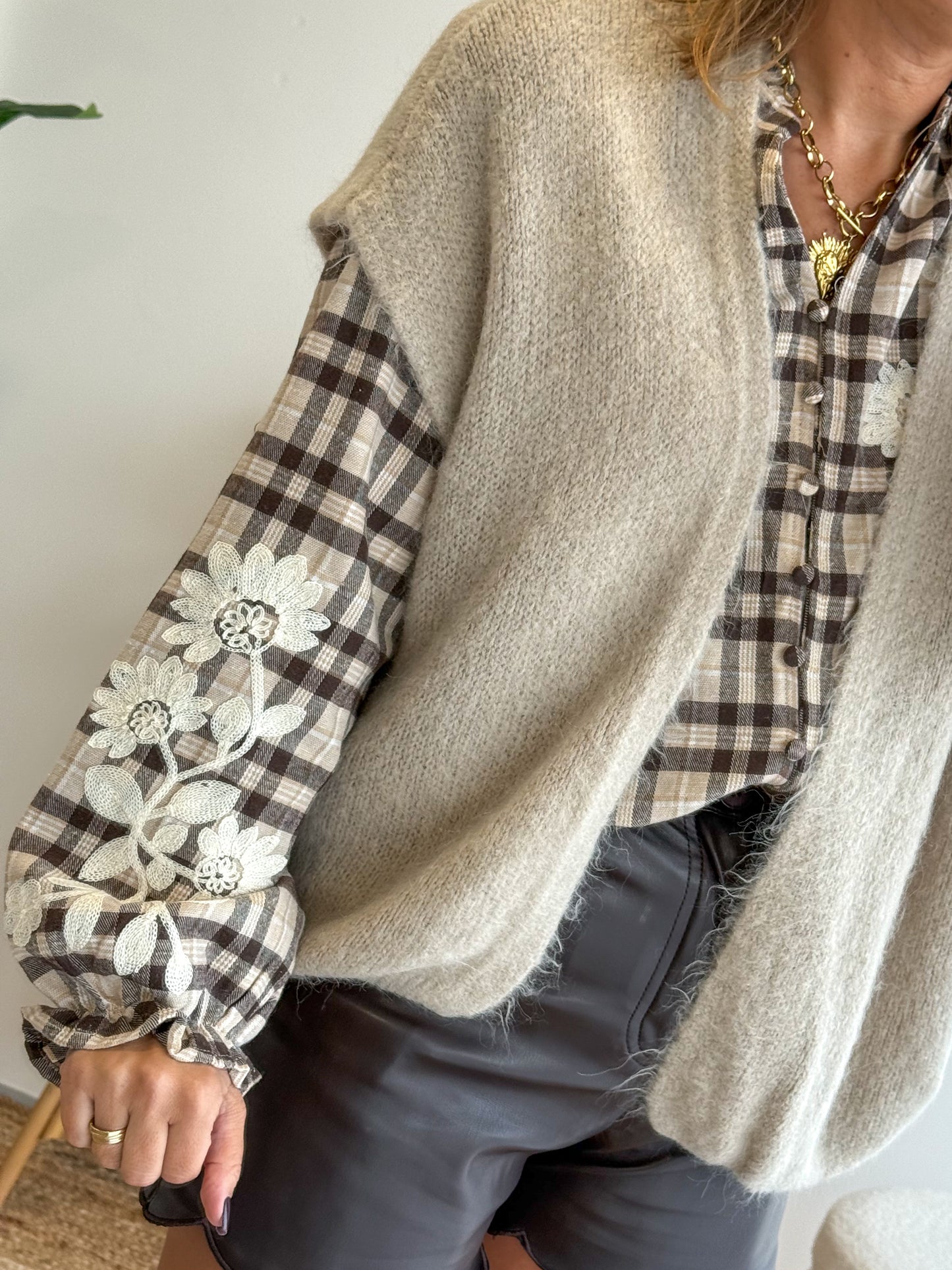 Gilet Alpaga EVRY beige