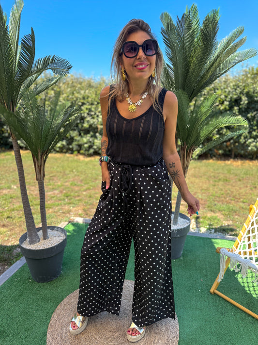 Pantalon DOTTY noir