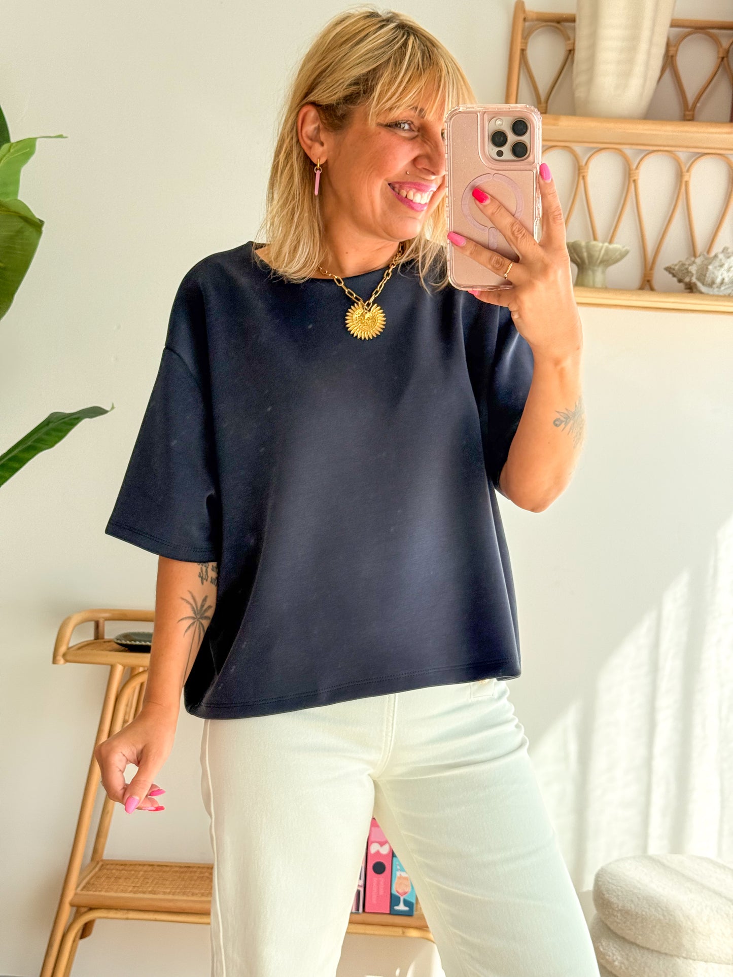 T-shirt ultra doux GASTON bleu marine