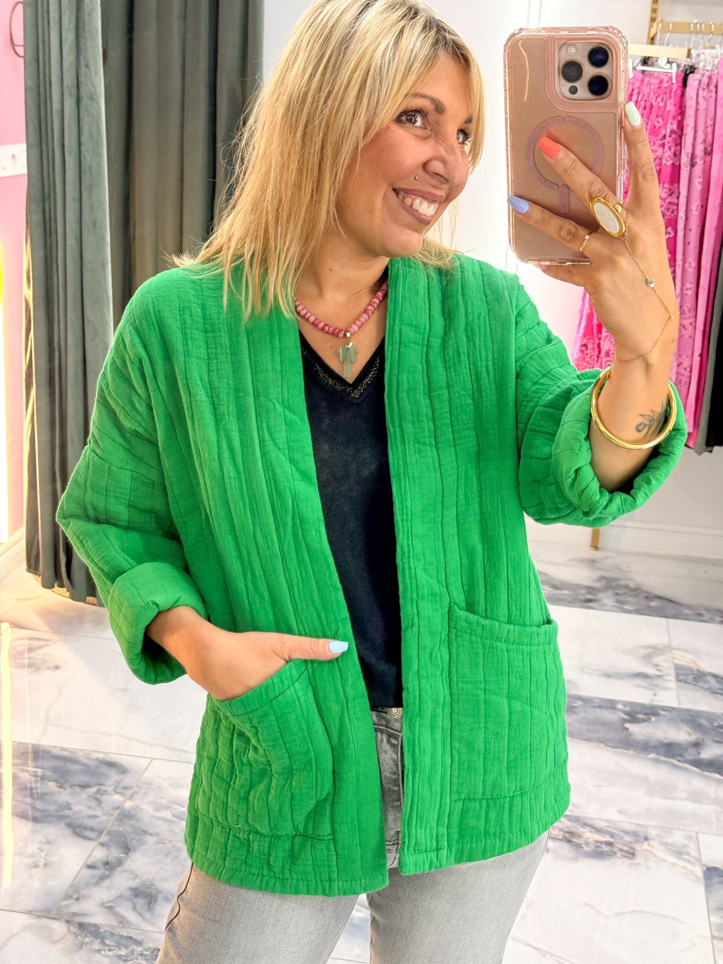 Veste BRISE Vert Gucci