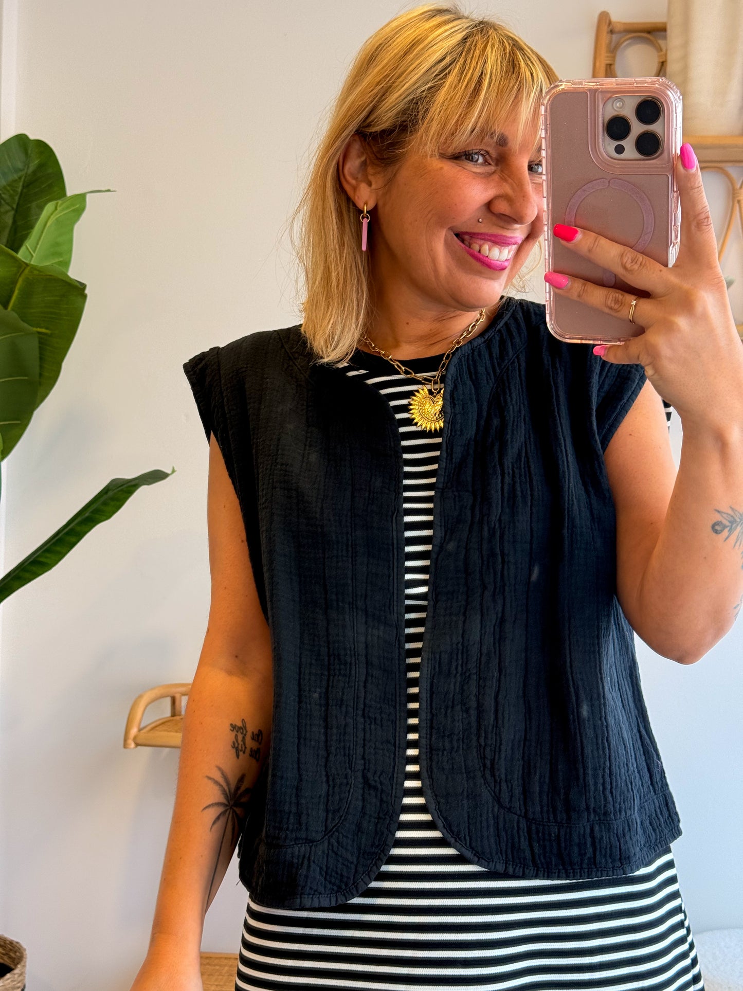 Gilet Naia noir