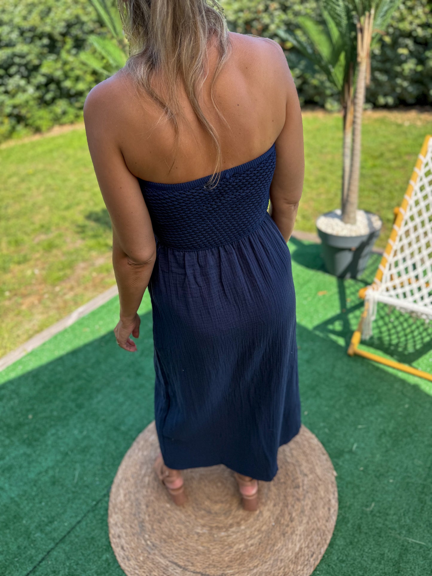 Robe MYLOS bleu marine