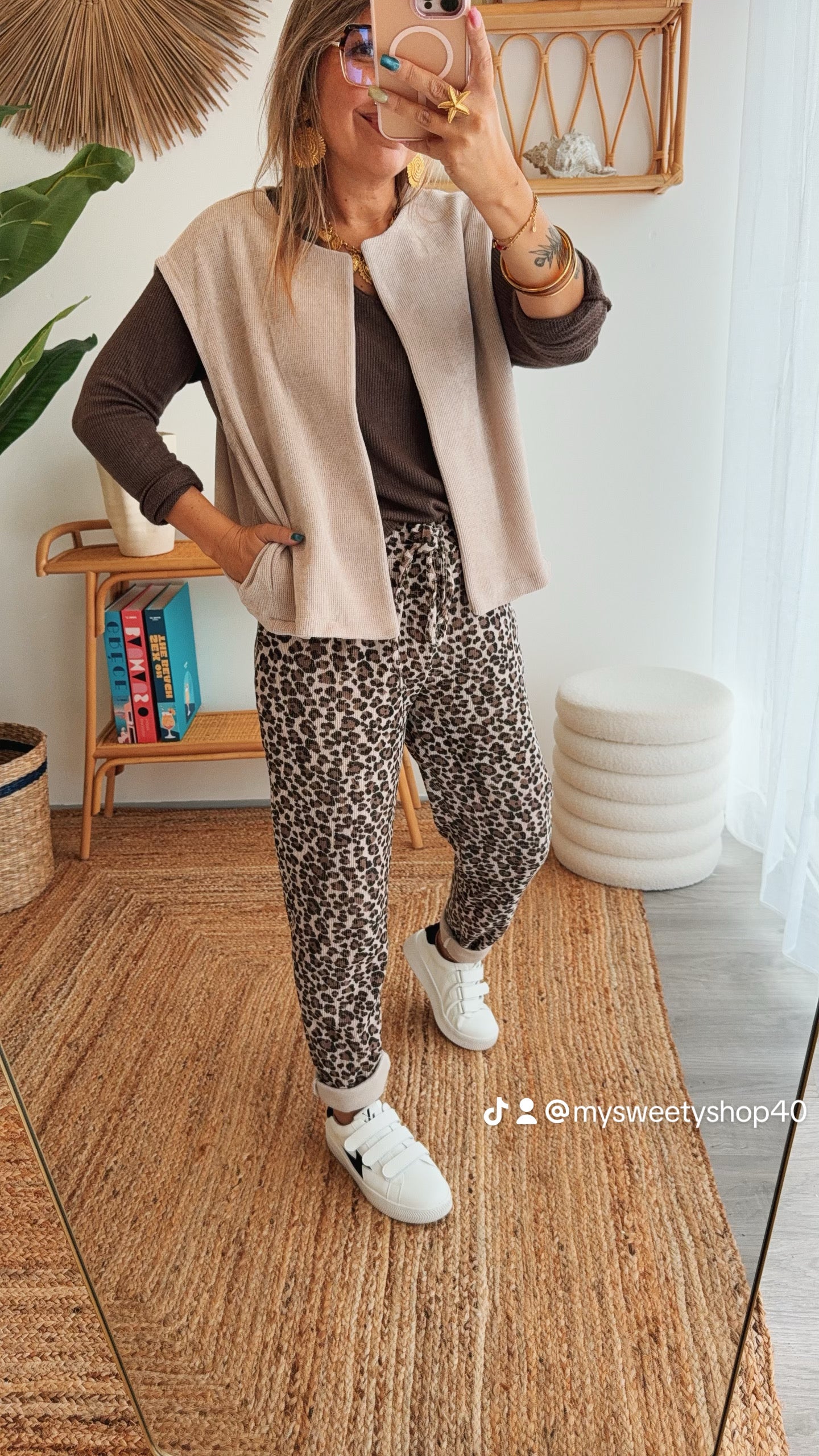 Jogging LÉO beige