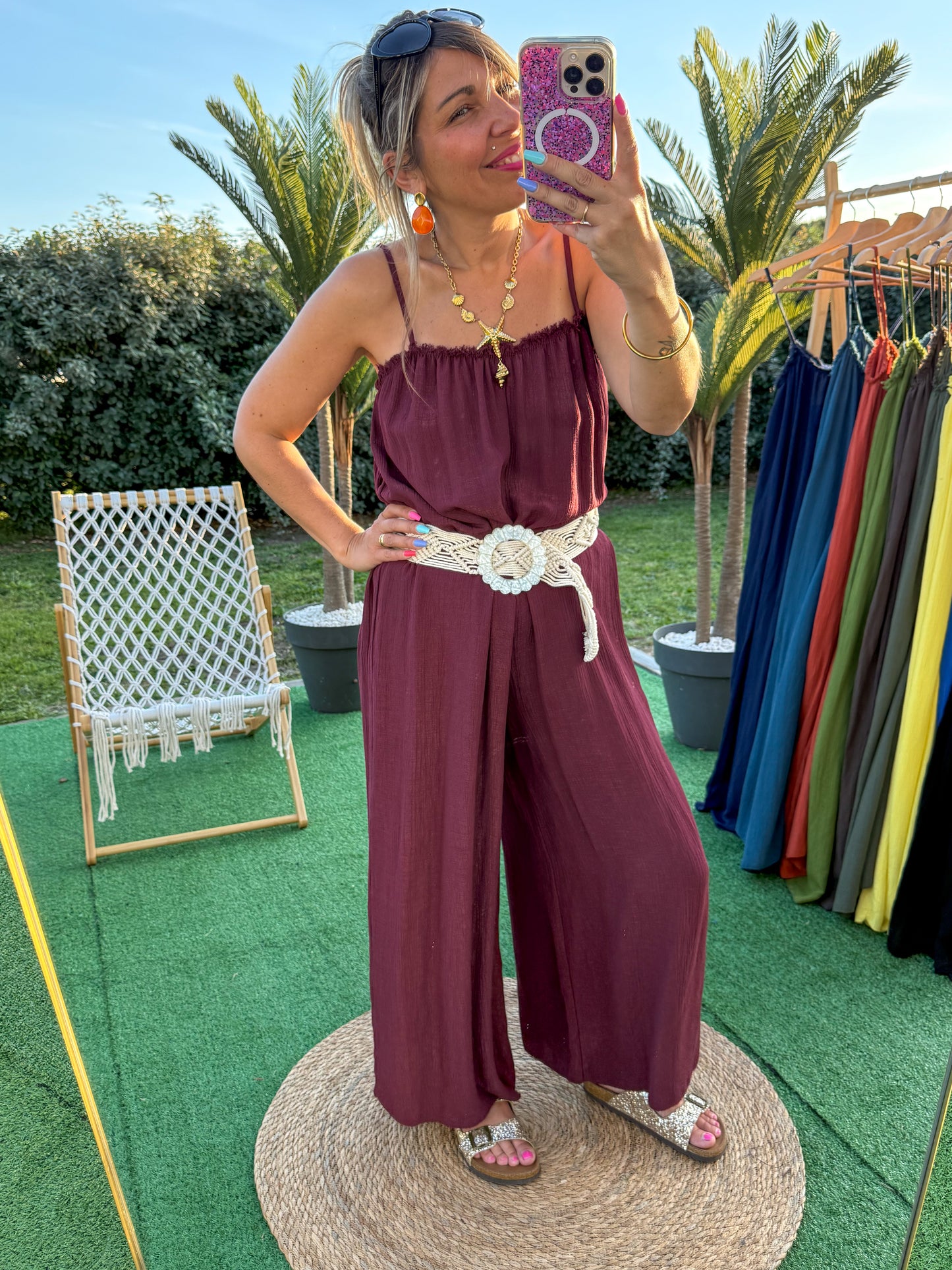 Combinaison AMANDINE Bordeaux