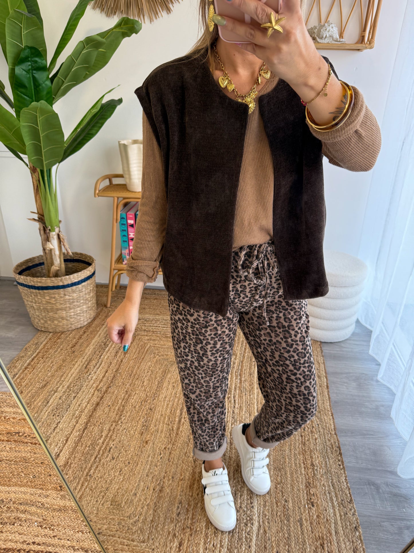 Gilet KAIA choco
