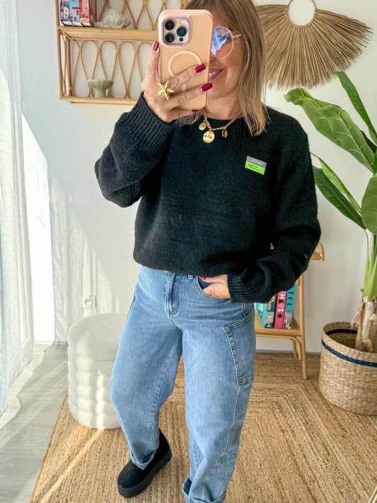 Pull VINTAGE Noir