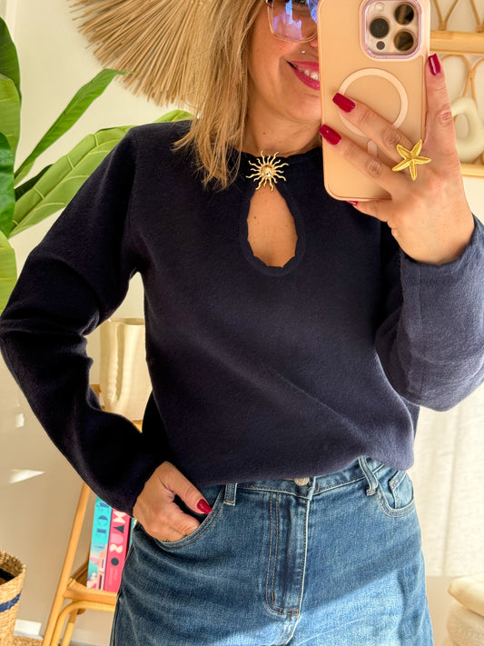 Pull LUZIA bleu marine