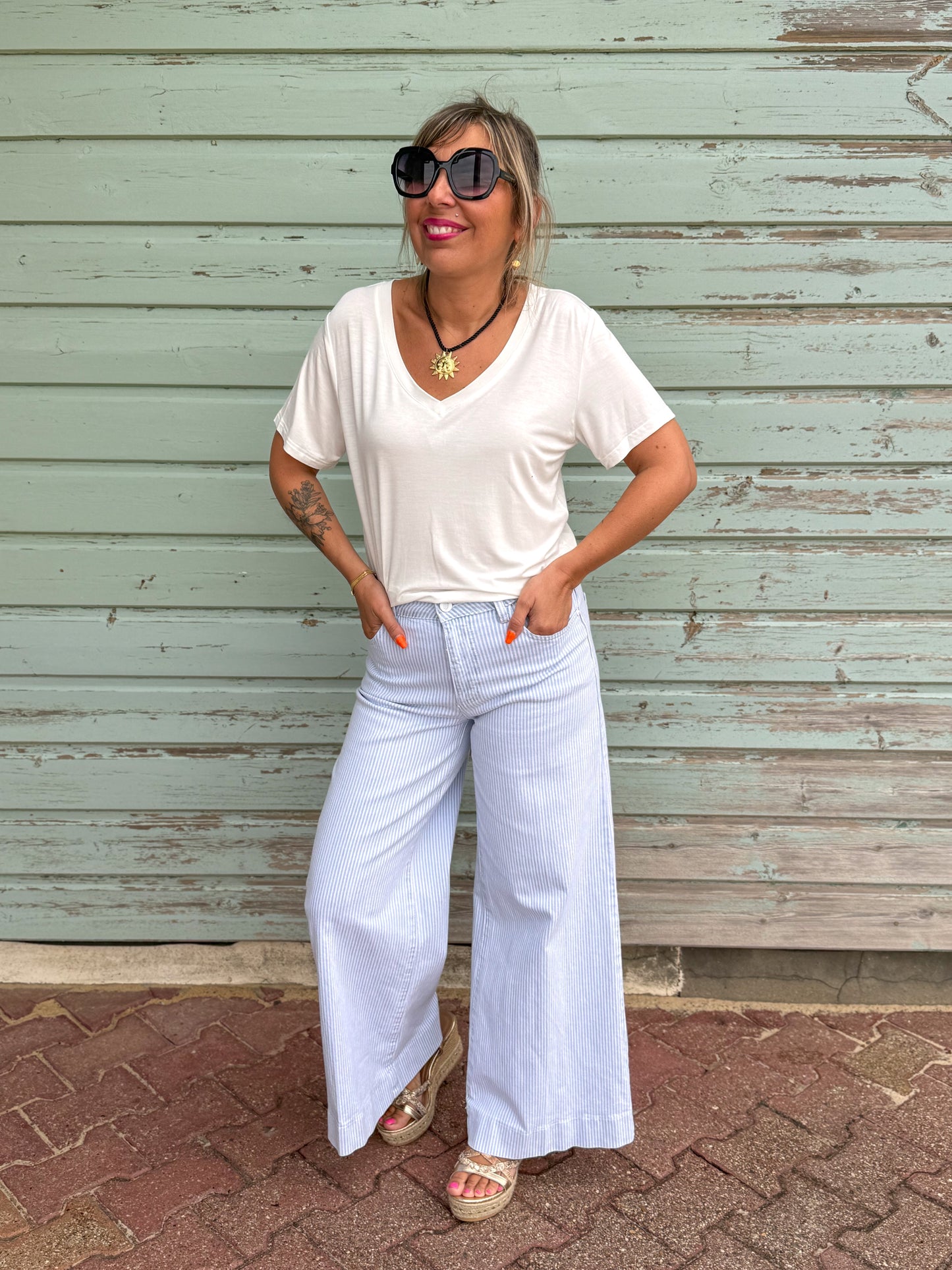 Top fluide ALIZÉE blanc