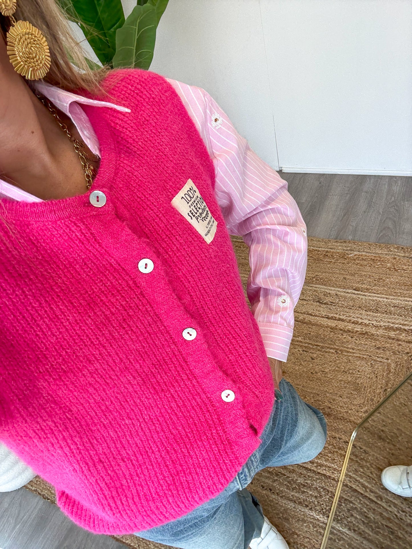 Gilet EMiLiE Fushia
