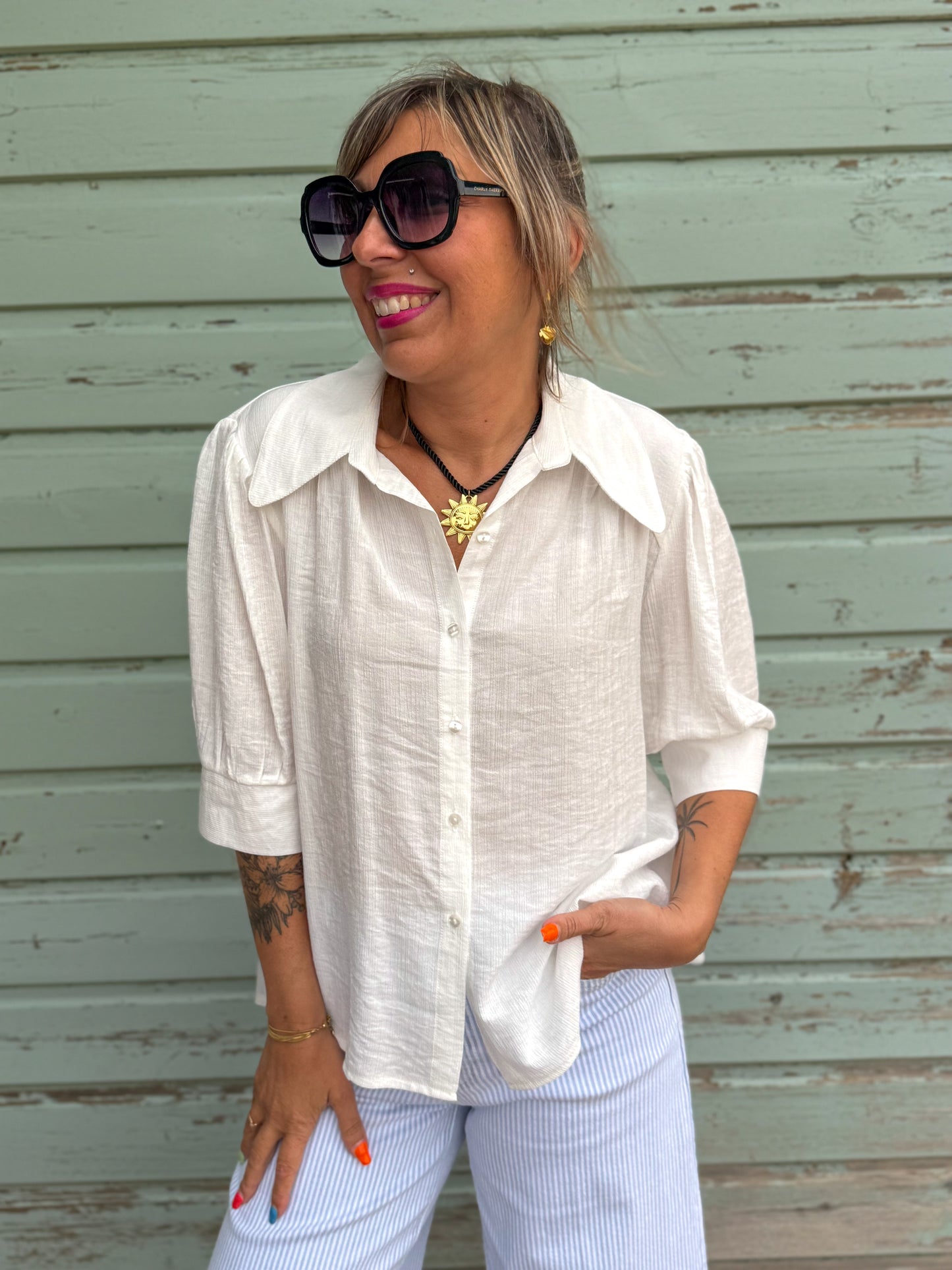 Chemise LAURA blanche