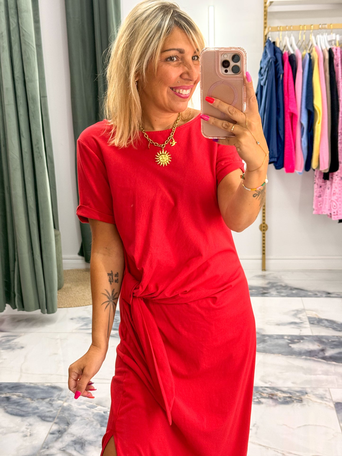 Robe MILANO rouge