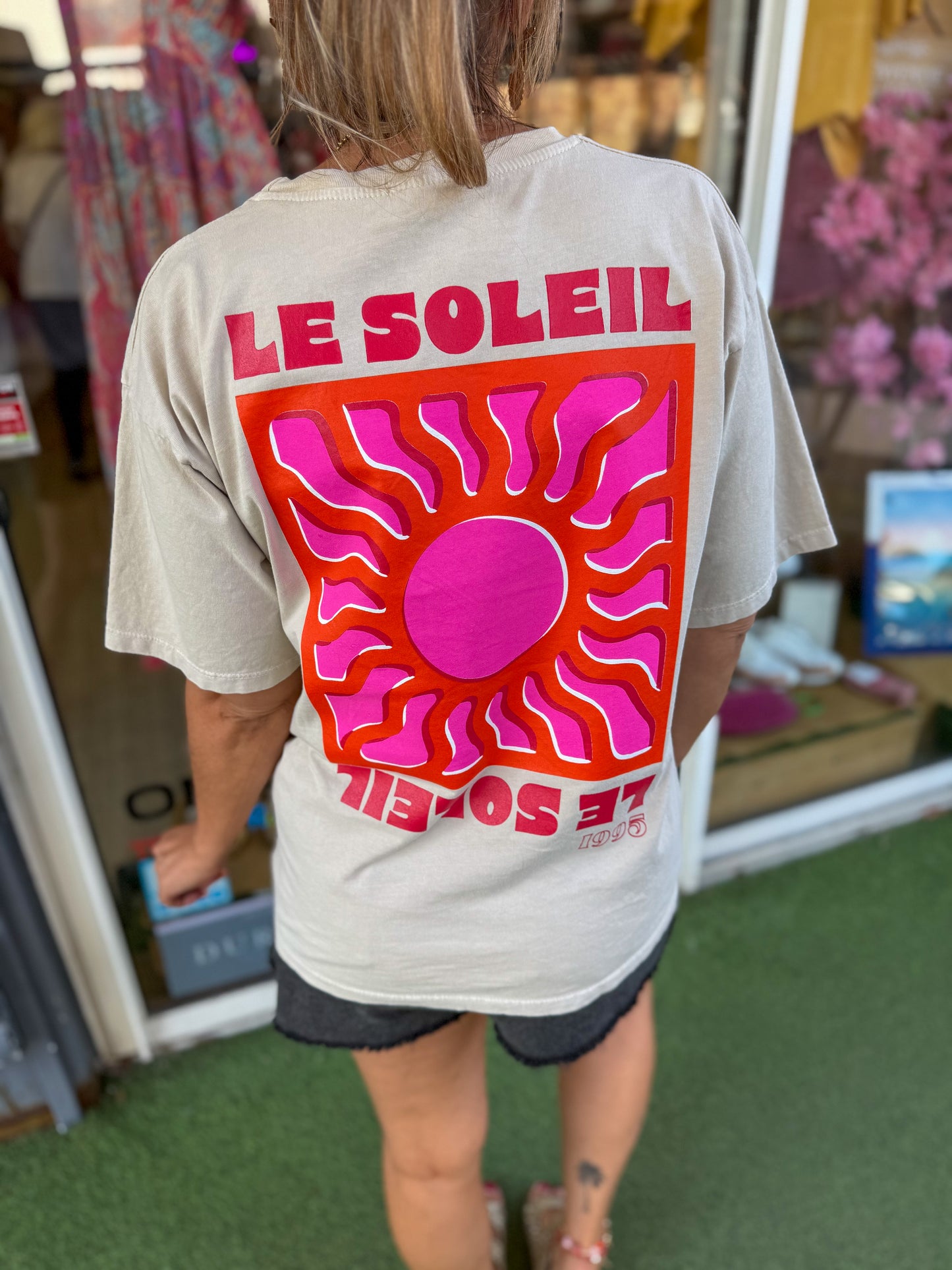 T-shirt SOLEIL beige