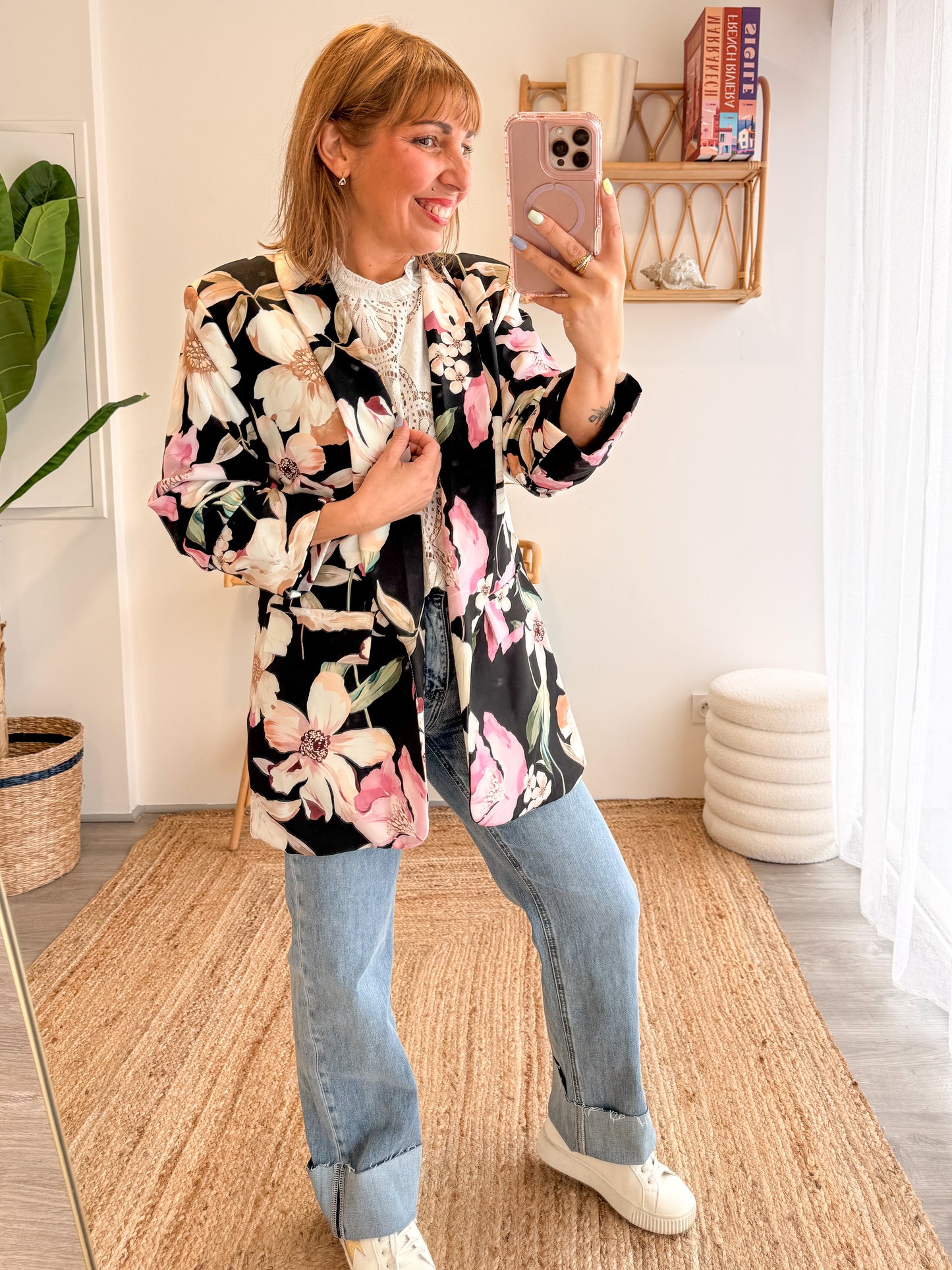 Blazer CAMÉLIA noir