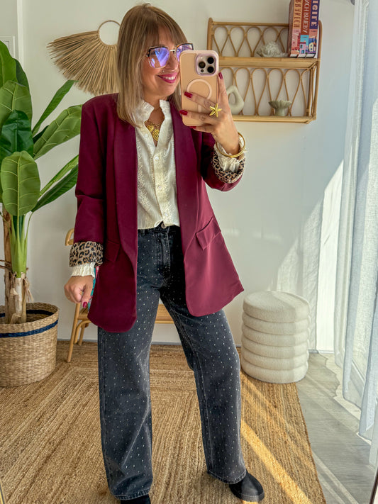 Blazer MILAN bordeaux