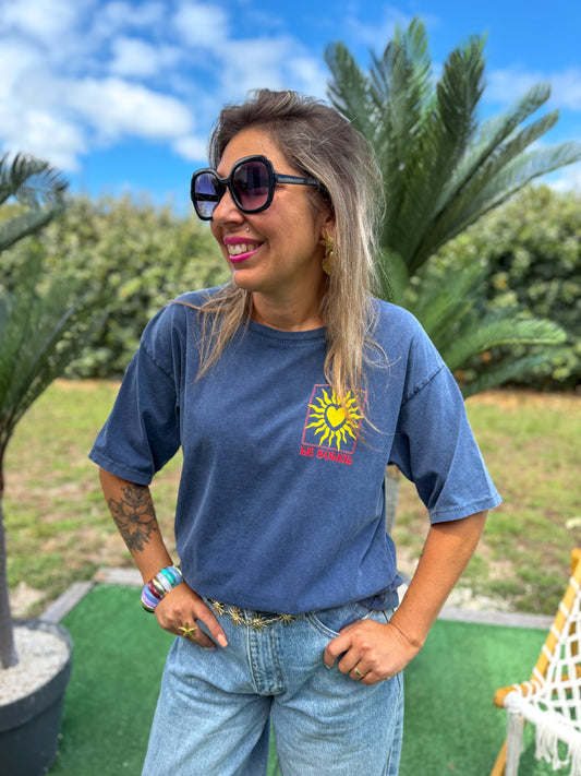 T-shirt LE SOLEIL Bleu marine