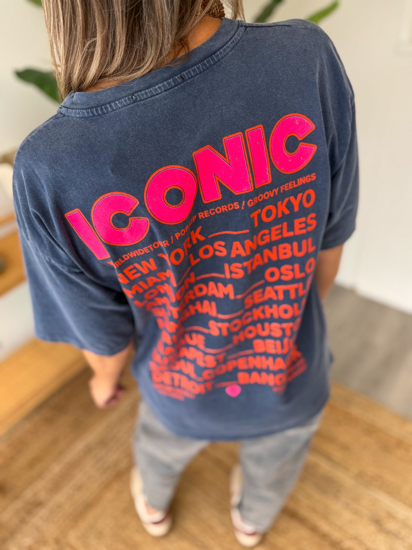 T-shirt ICONIC bleu marine
