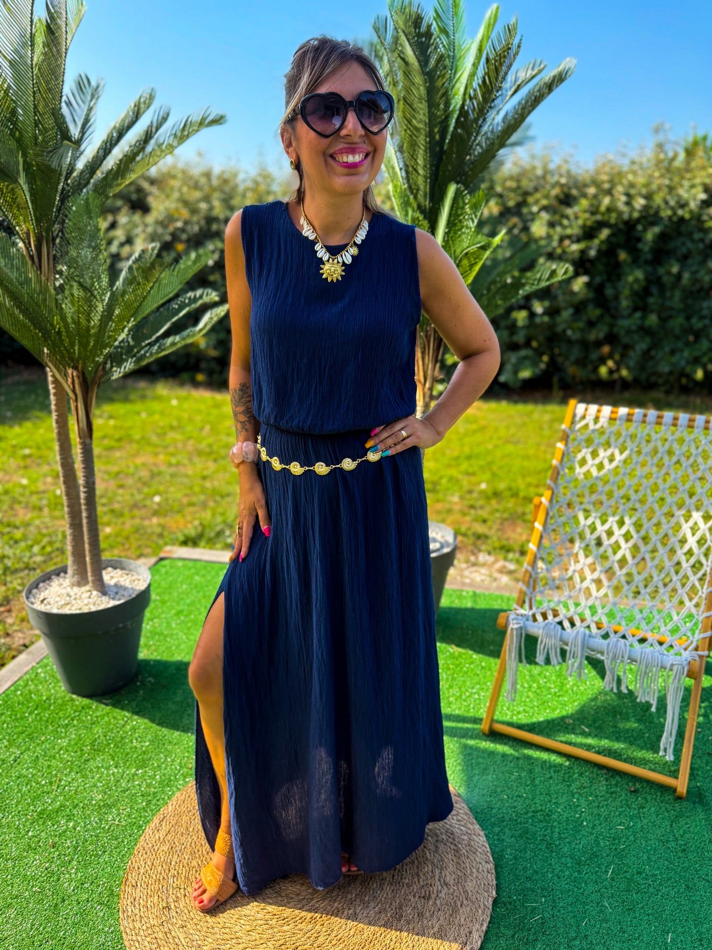 Ensemble OLYMPE bleu marine