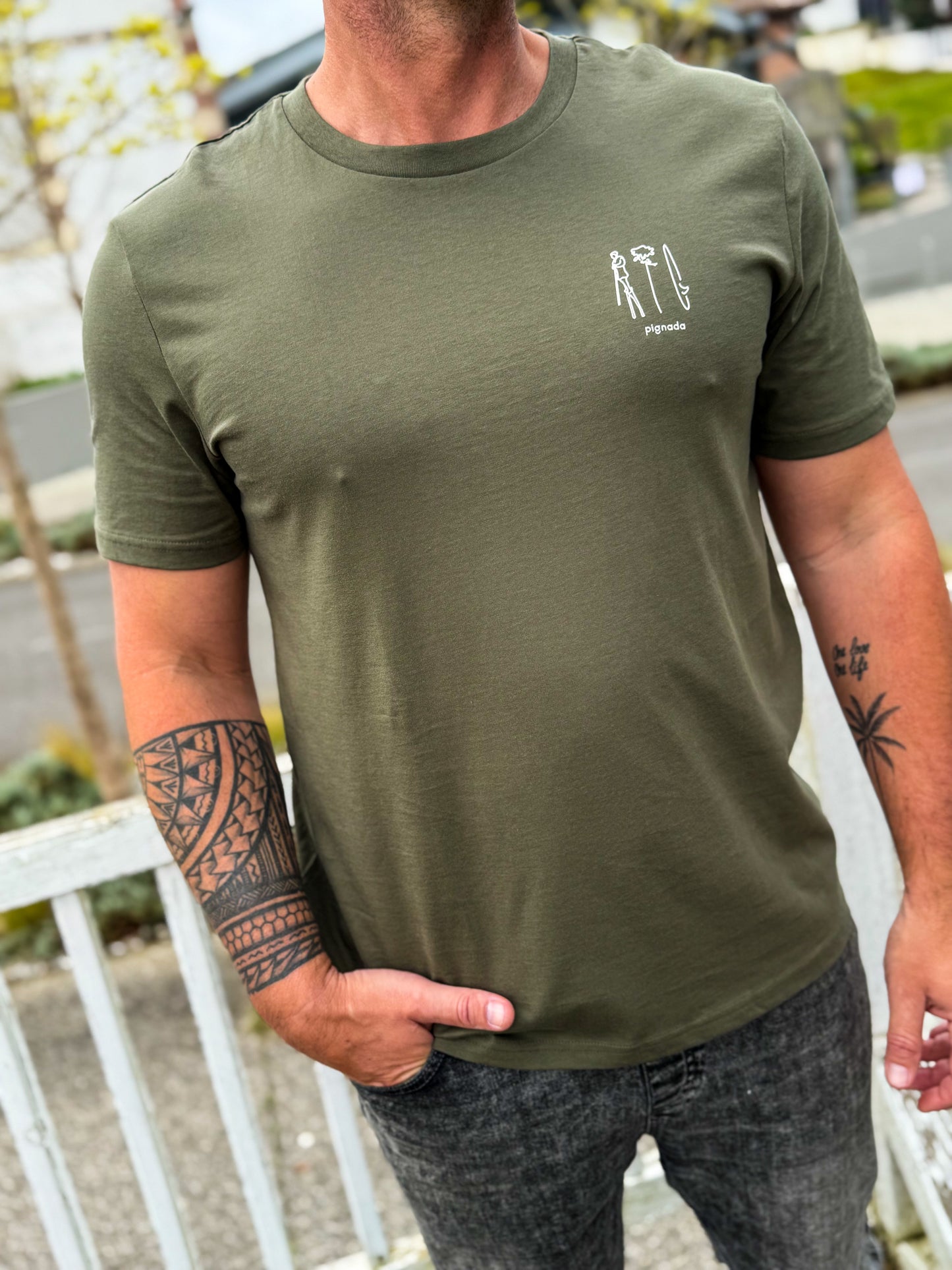 T-SHIRT PIGNADA KAKI