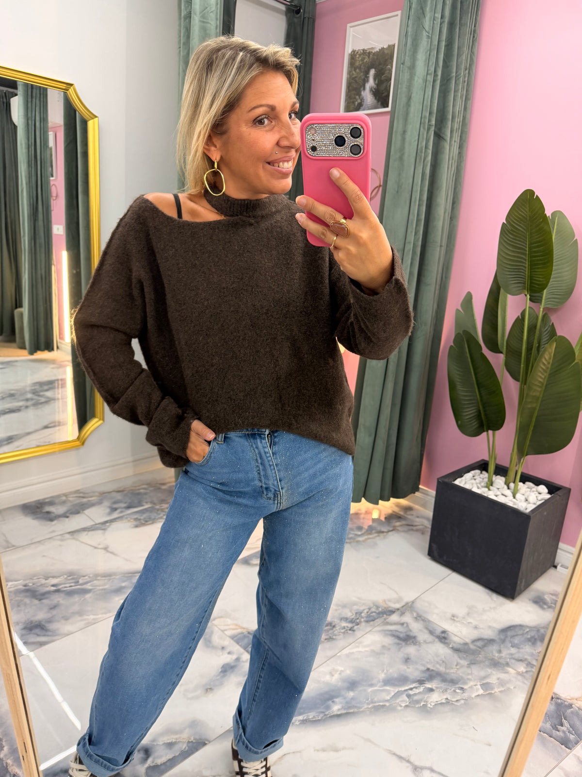 Pull NAOMIE marron