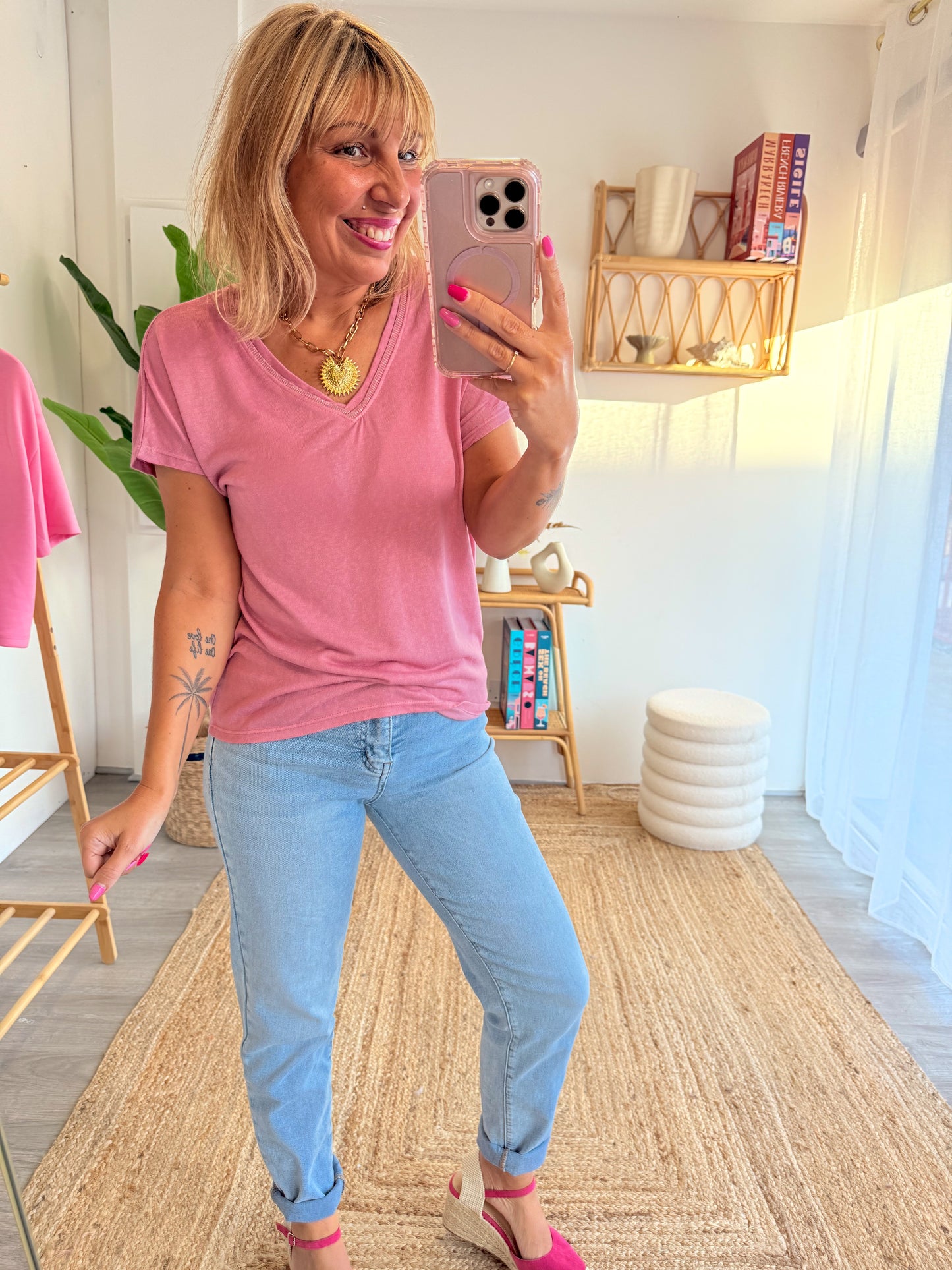 T-shirt JULIETTE rose