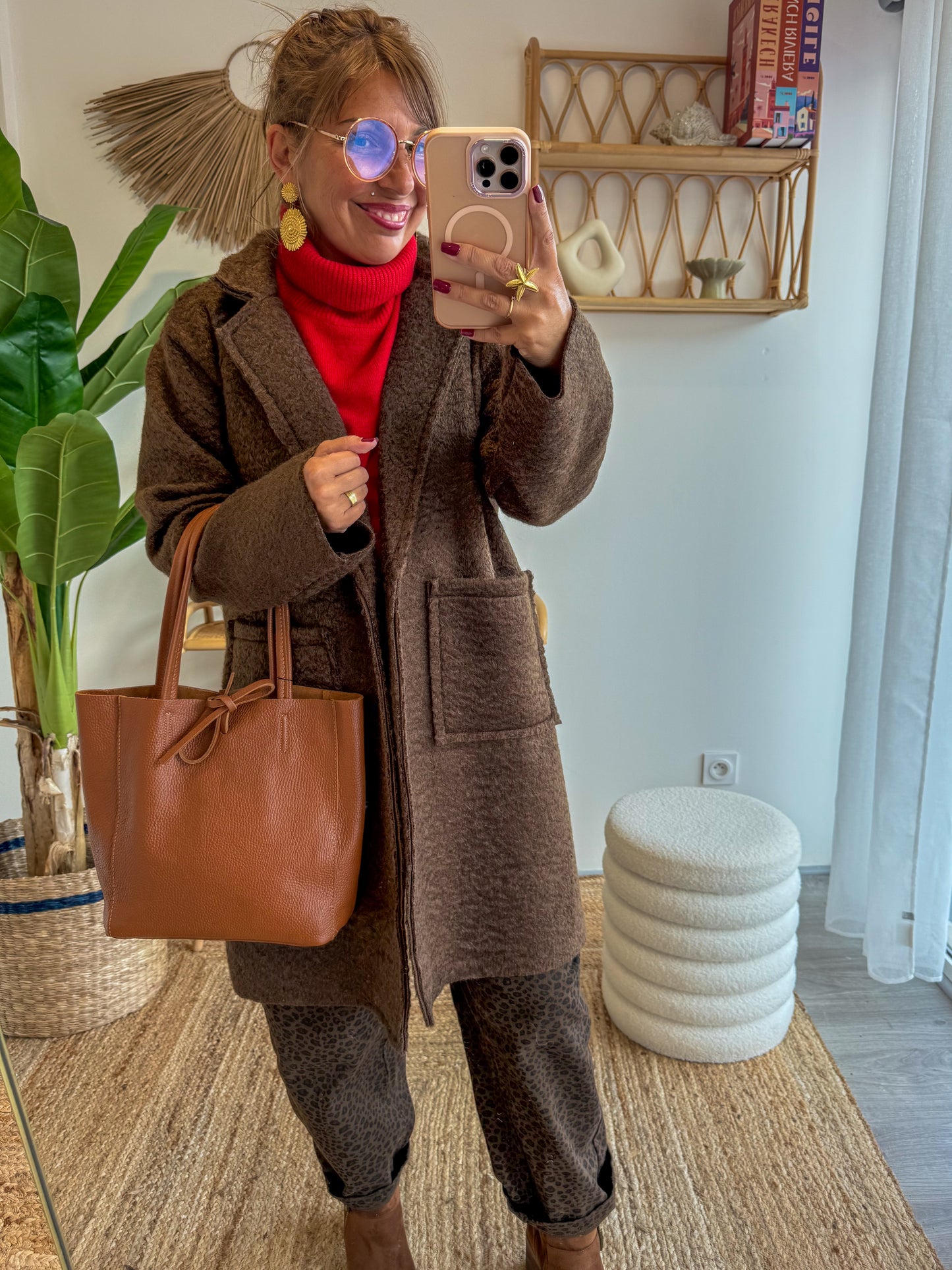 Manteau ANYA choco