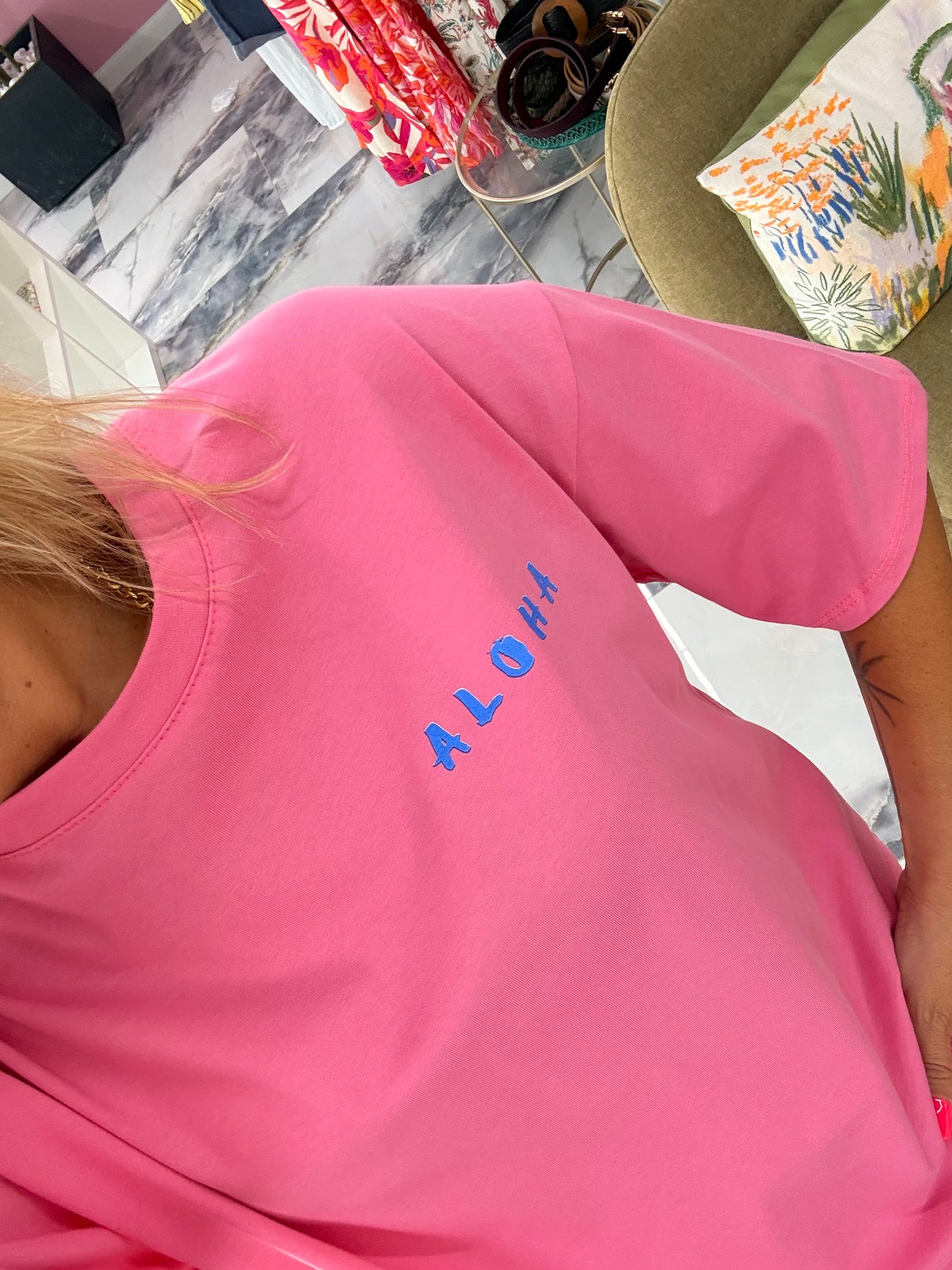T-shirt SUMMER TIME Fushia