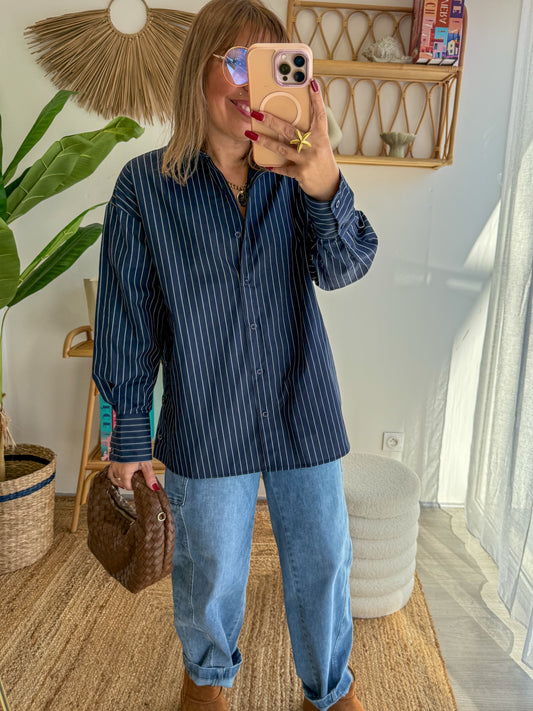 Chemise NOA Bleu Marine