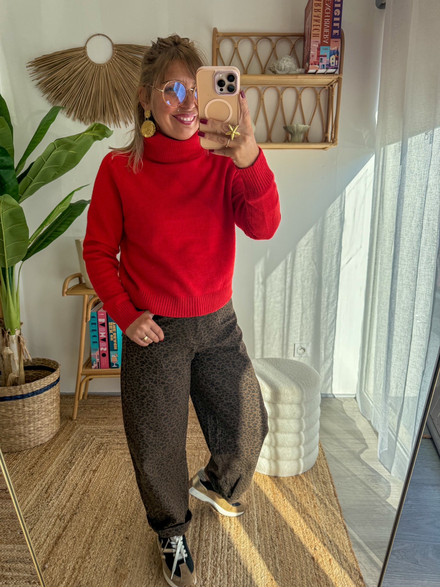 Pull AZALEE Rouge