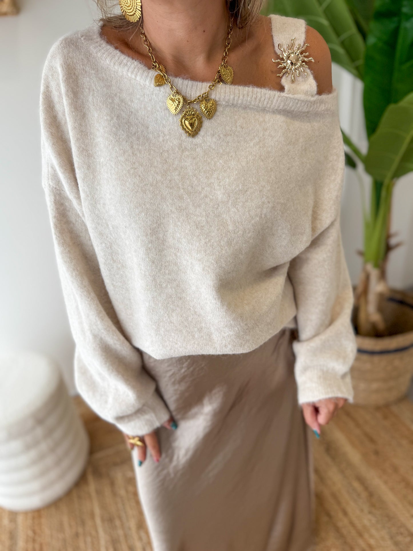 Pull HOSSEGOR écru