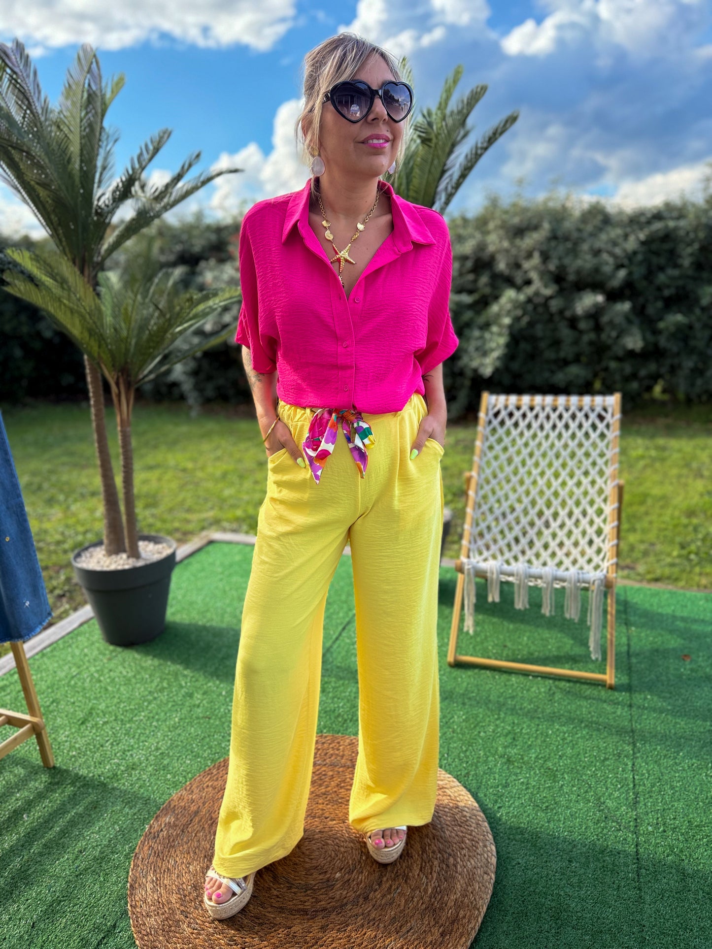 Pantalon PAULA jaune