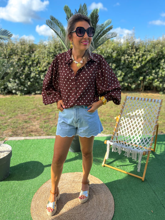 Chemisier DOTTY Café