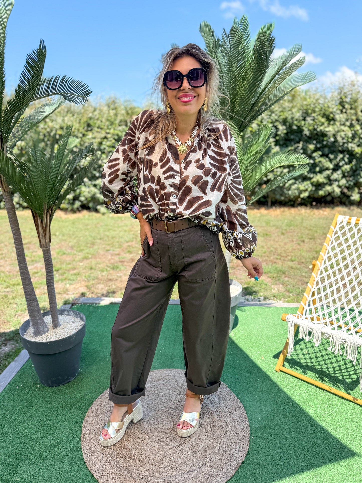 Blouse NOVA choco