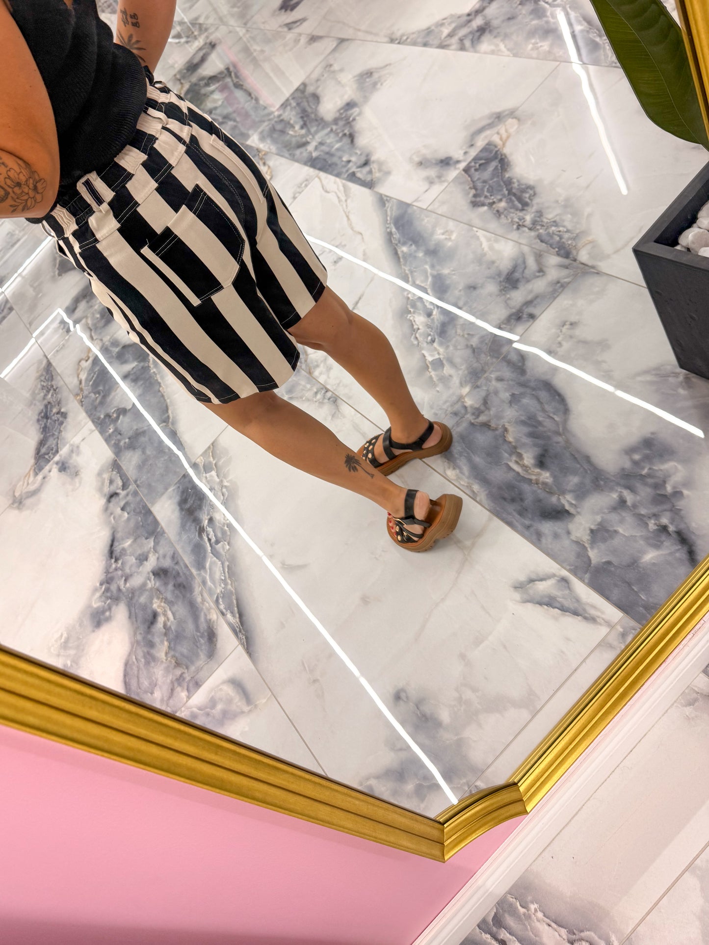 Short LÉA noir/blanc