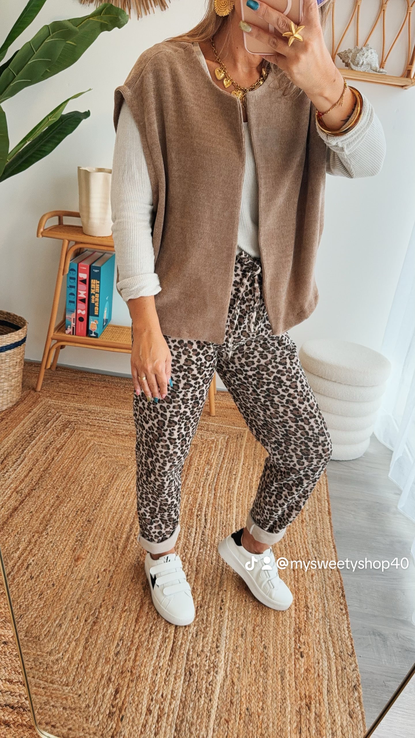 Jogging LÉO beige