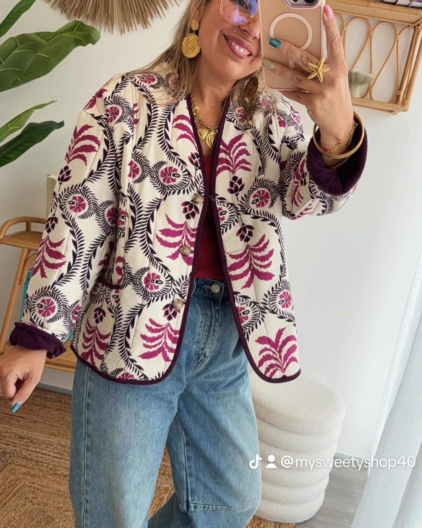 Veste LYRA prune